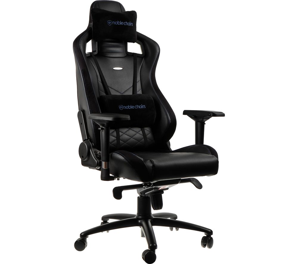 Buy Noble Chairs Epic Gaming Chair Black Blue Free Delivery Currys