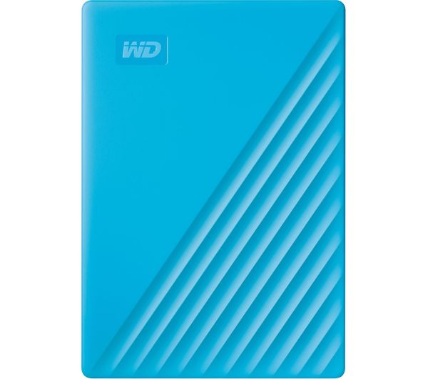 Image of WD My Passport Portable Hard Drive - 4 TB, Blue
