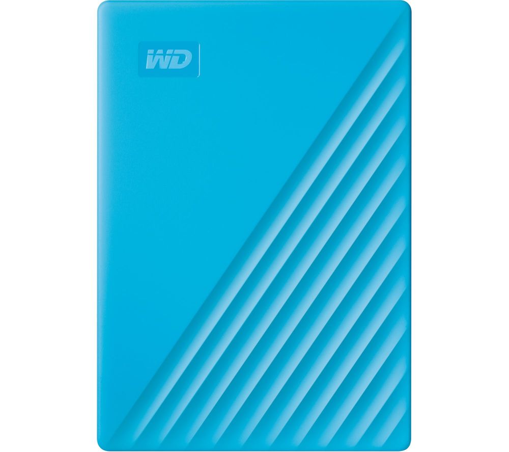 WD My Passport Portable Hard Drive - 4 TB, Blue