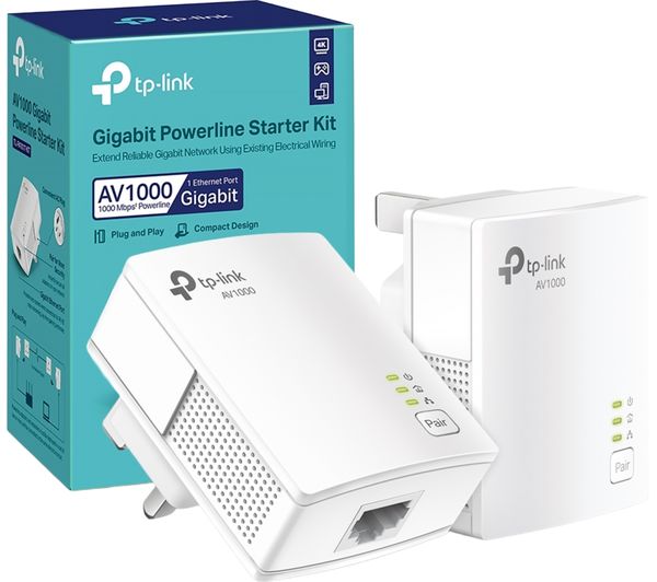 TP-Link TL-PA7017 Kit de Adaptadores AV1000 Gigabit Powerline | Online