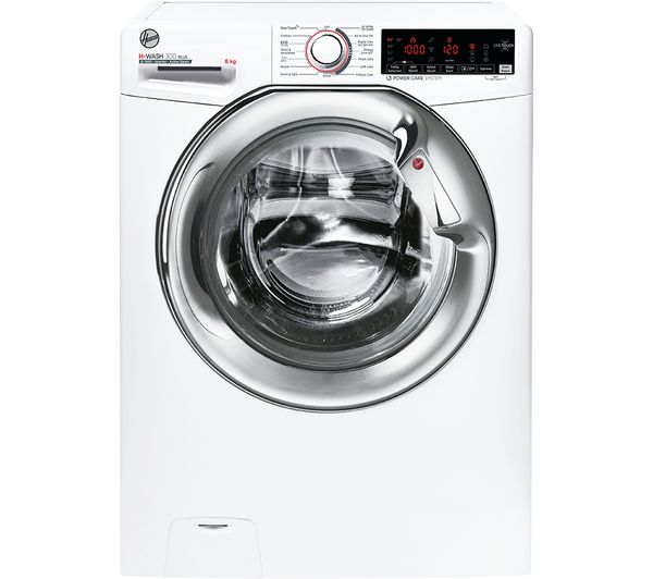 Image of HOOVER H-WASH 400 H3WS68TAMCE NFC 8 kg 1600 Spin Washing Machine - White