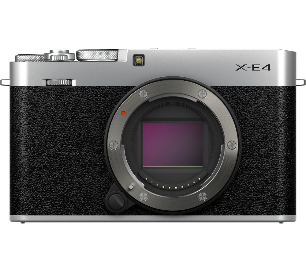 X-E4 Mirrorless Camera - Silver, Body Only