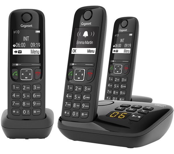 A690A Cordless Phone, Twin Handsets - Gigaset