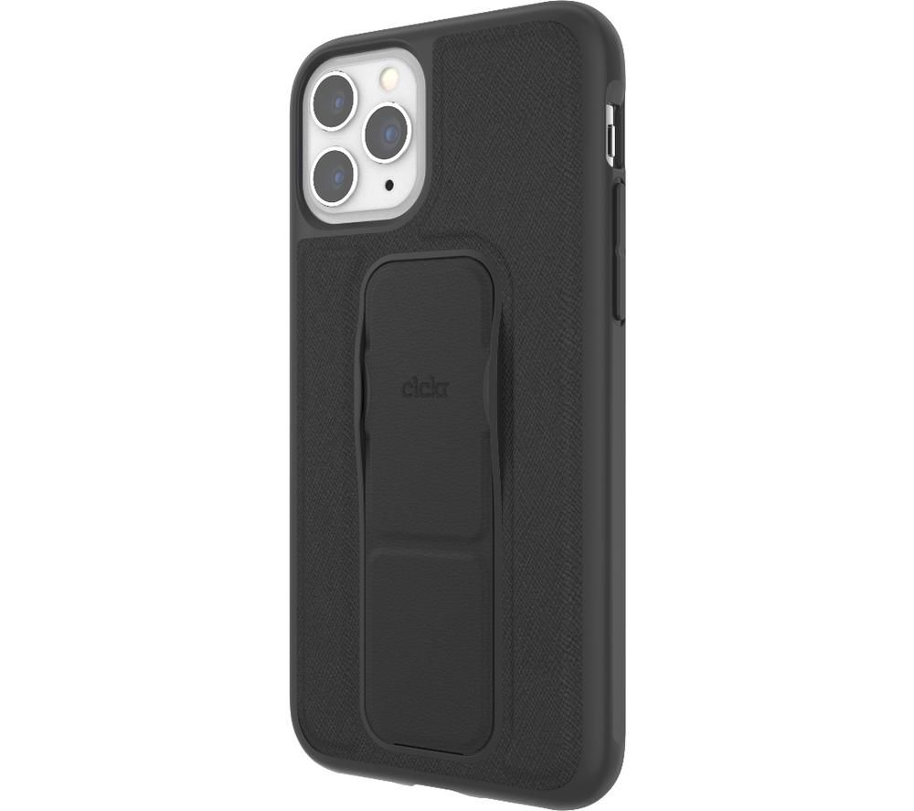 CLCKR iPhone 11 Pro Saffiano Case - Black
