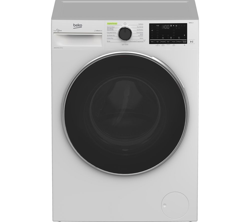 BEKO UltraFast B3D510644UW Bluetooth 10 kg Washer Dryer White Fast Delivery Currysie