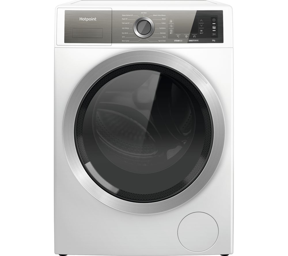 H6 W845WB UK 8 kg 1400 Spin Washing Machine - White