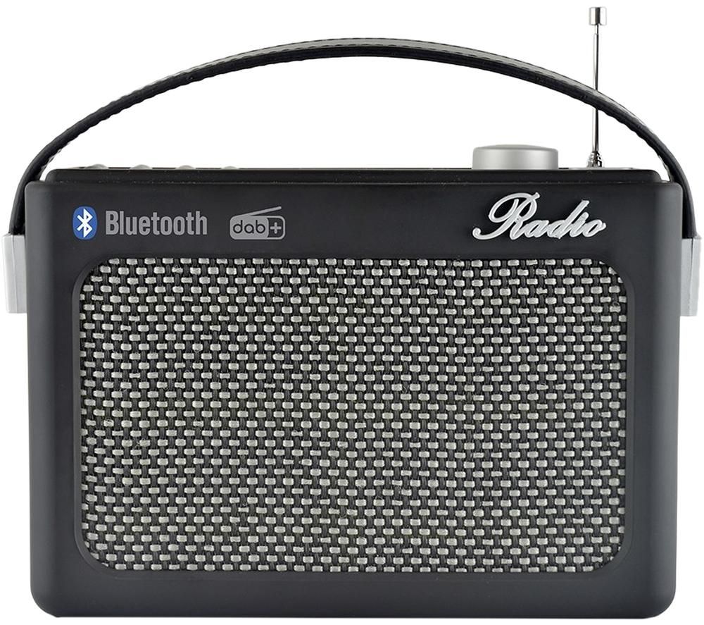 LLOYTRON N5401BK-A Portable DAB+/FM Retro Bluetooth Radio - Black