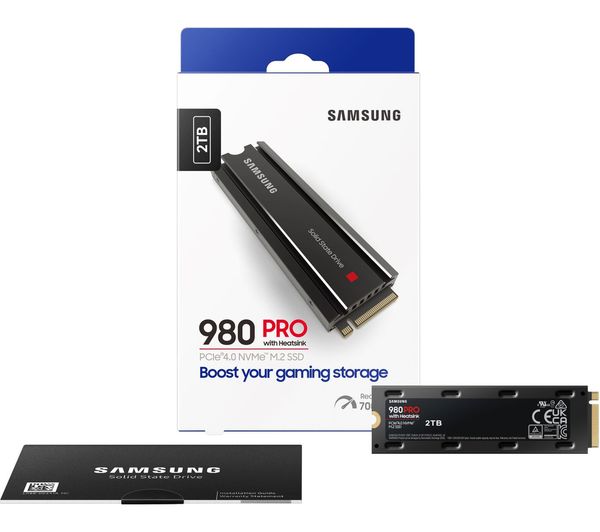 SAMSUNG 980 PRO M.2 Internal SSD with Heatsink - 2 TB - 10353366