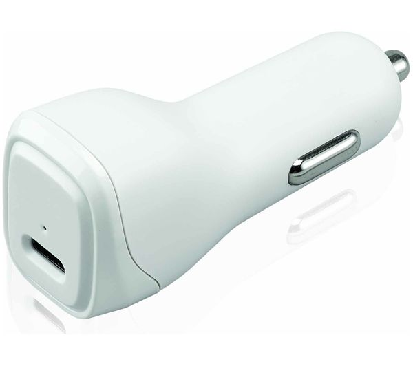 An image of SANDSTROM S20WCWH23 20 W PD USB Car Charger - White