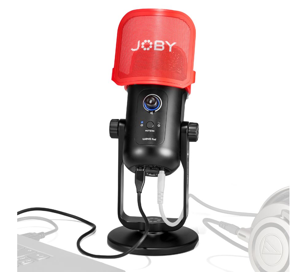 Wavo Pod USB Microphone - Black & Red