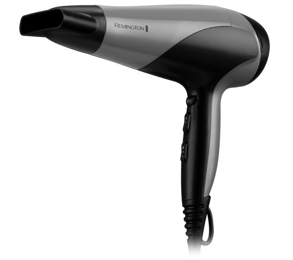Remington Ionic Dry 2200 D3190s Hair Dryer Black And Silver