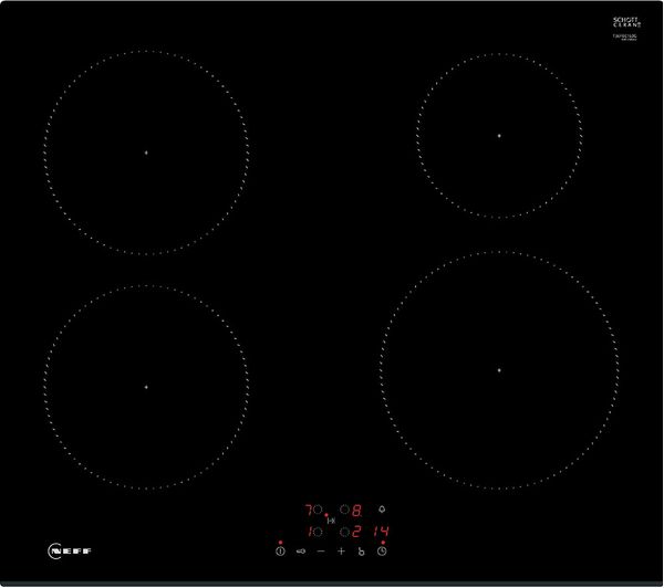 Image of NEFF T36FBE1L0G 59 cm Electric Induction Hob - Black