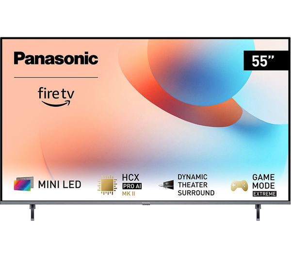 PANASONIC TV-55W95AEB 55" Smart 4K Ultra HD HDR Mini LED TV with Amazon Alexa