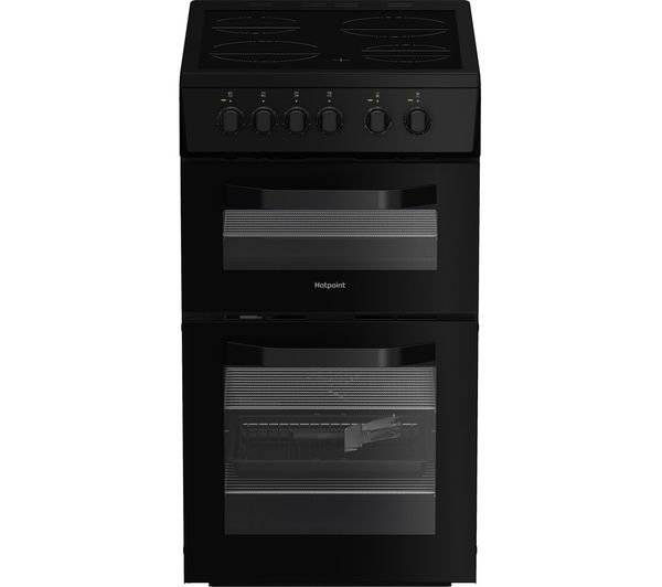 Hotpoint Hte5vcb 50 Cm Electric Ceramic Cooker Black