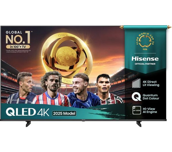 Hisense E7q 65 Qled 4k Smart Ai Tv With Freely 65e7qtuk