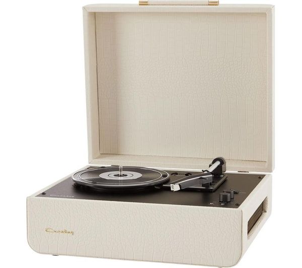 An image of CROSLEY Mercury Belt Drive Bluetooth Turntable - Cream