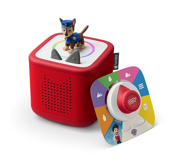 An image of TONIES Toniebox 2 Paw Patrol Chase Play Set - Sunset Red