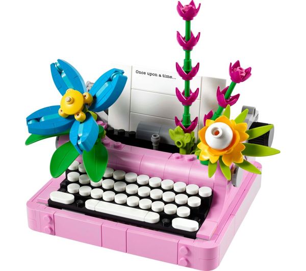 Lego Creator 31169 3 In 1 Typewriter With Flowers Set