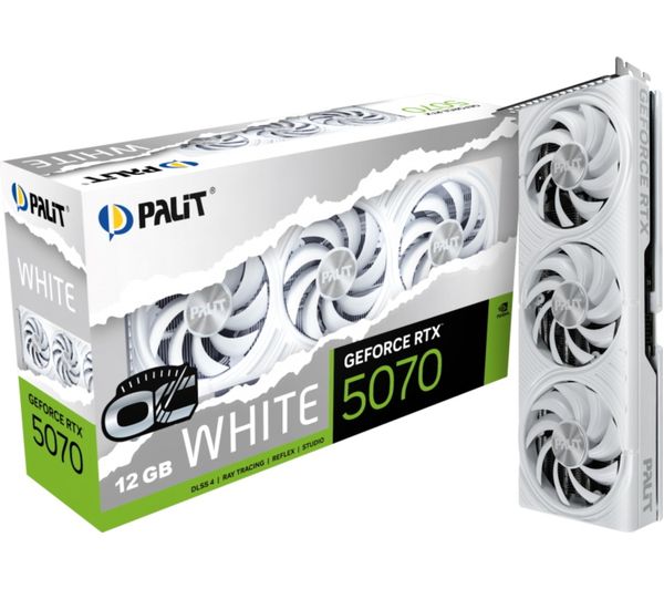 PALIT GeForce RTX 5070 12 GB OC Graphics Card - White