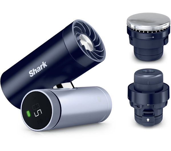 An image of SHARK ChillPill FA025UK 3-in-1 Fan, Mist & InstaChill System with Travel Case & Crossbody Strap - Midnight