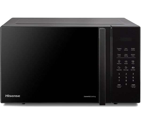 An image of HISENSE H25MOBS7HUK Solo Microwave - Black