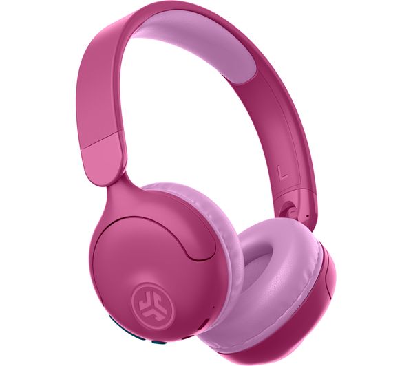 An image of JLAB JBuddies Pop Wireless Bluetooth Kids Headphones - Pink