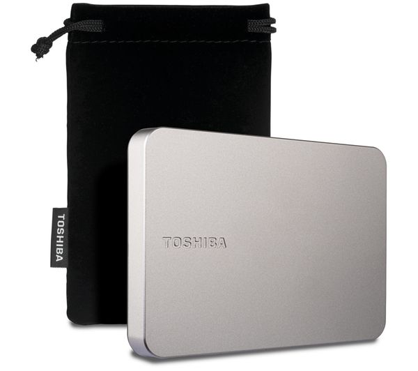 An image of TOSHIBA Canvio Flex Portable Hard drive - 2 TB, Silver