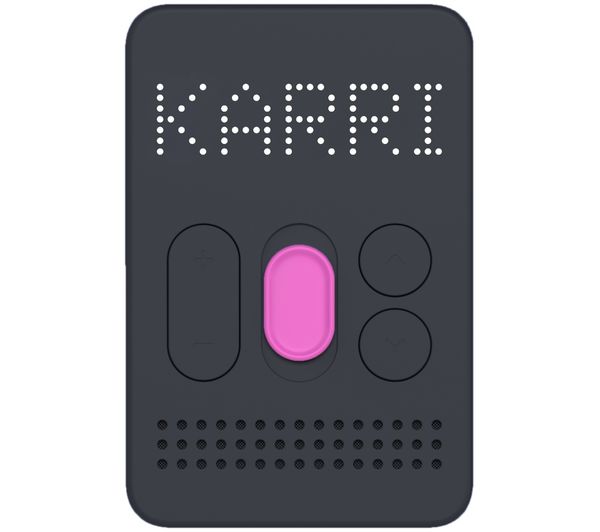 An image of KARRI Messenger 2 Instant Voice Messenger - Black & Pink