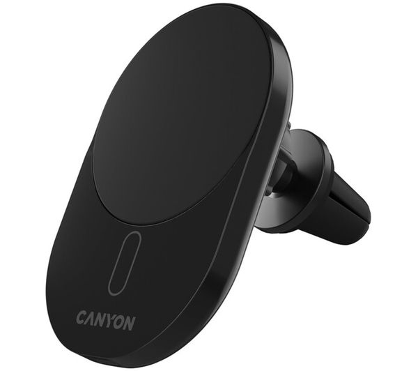 An image of CANYON OnGrip 105 MagSafe Compatible Wireless Vent Mount Charger - Black