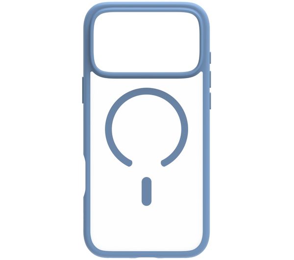 An image of D BRAMANTE Grenen Ultra D3O MS iPhone 18 Pro Max / 17 Pro Max Case - Clear & Blue