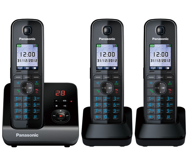 KXTG8163EB PANASONIC KXTG8163EB Cordless Phone with Answering