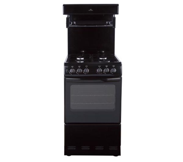 NEW WORLD 50THLG Gas Cooker – Black, Black