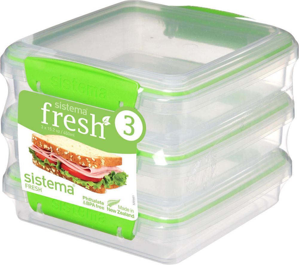 SISTEMA Fresh Square 0.45 litre Sandwich Boxes review