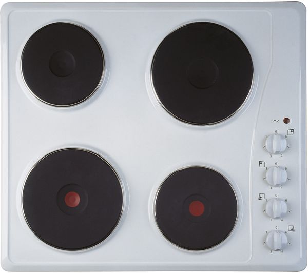 INDESIT TI 60 W Electric Solid Plate Hob - White, White