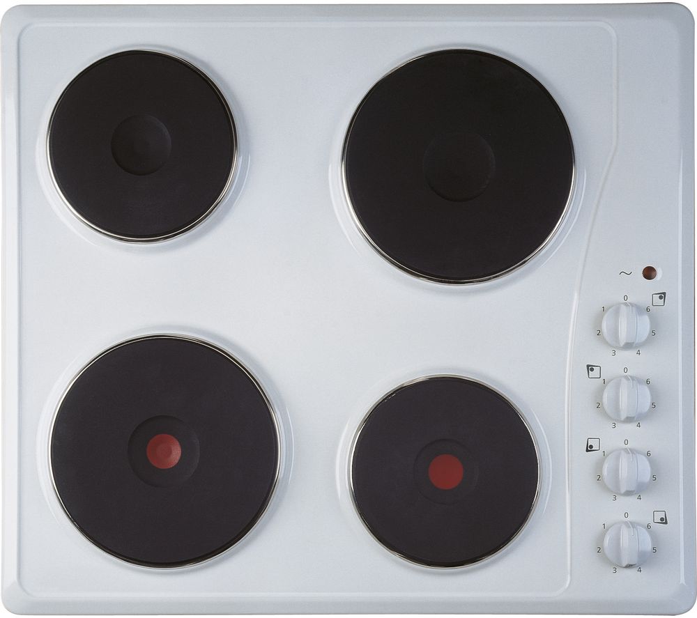 INDESIT TI 60 W Electric Solid Plate Hob – White, White