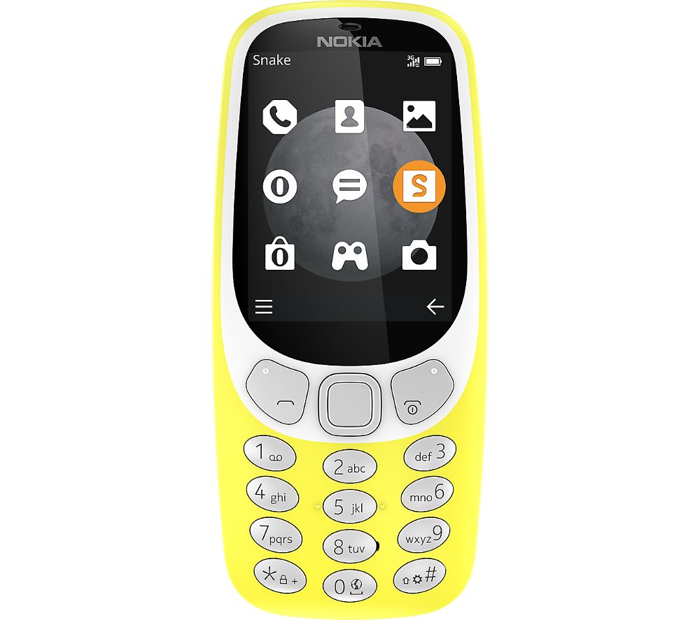 NOKIA 3310 3G - 64 MB, Yellow, Yellow Review - Review Electronics