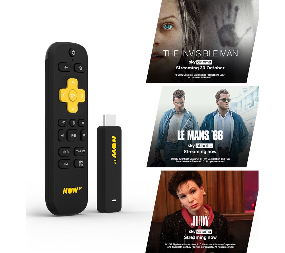 NOW TV Smart Stick with 1 Month Cinema Pass