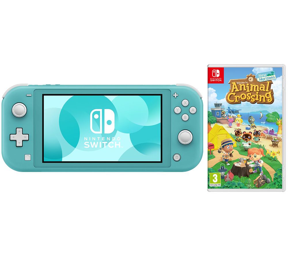 NINTENDO Switch Lite Turquoise & Animal Crossing: New Horizons Bundle, Turquoise