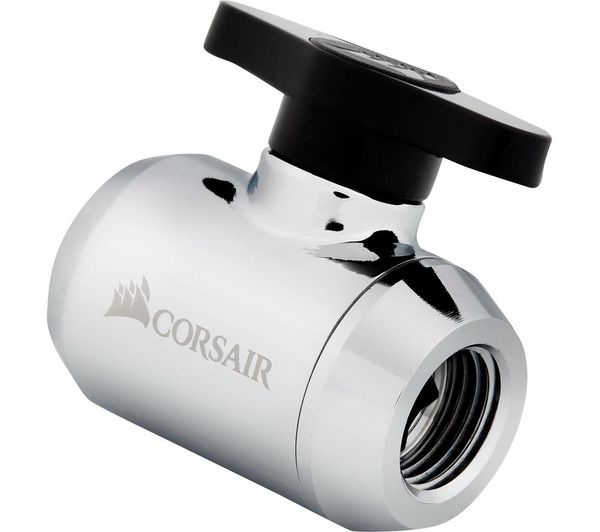 Corsair Hydro X Series Xf Ball Valve G1 4 Chrome