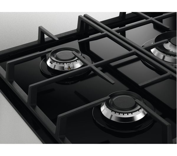 Buy ZANUSSI ZGGN755K Gas Hob Black Free Delivery Currys