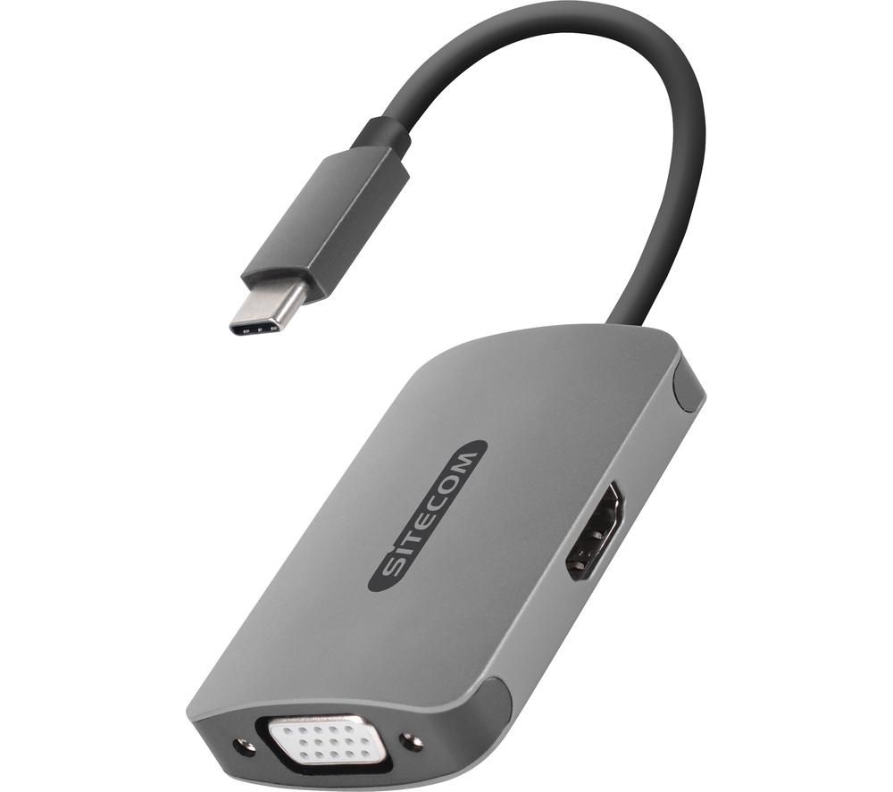 SITECOM CN-373 VGA & HDMI to USB Type-C Adapter Review