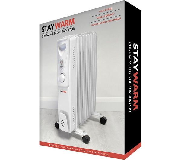 Buy LLOYTRON F2602GR Portable OilFilled Radiator Grey Free Delivery Currys