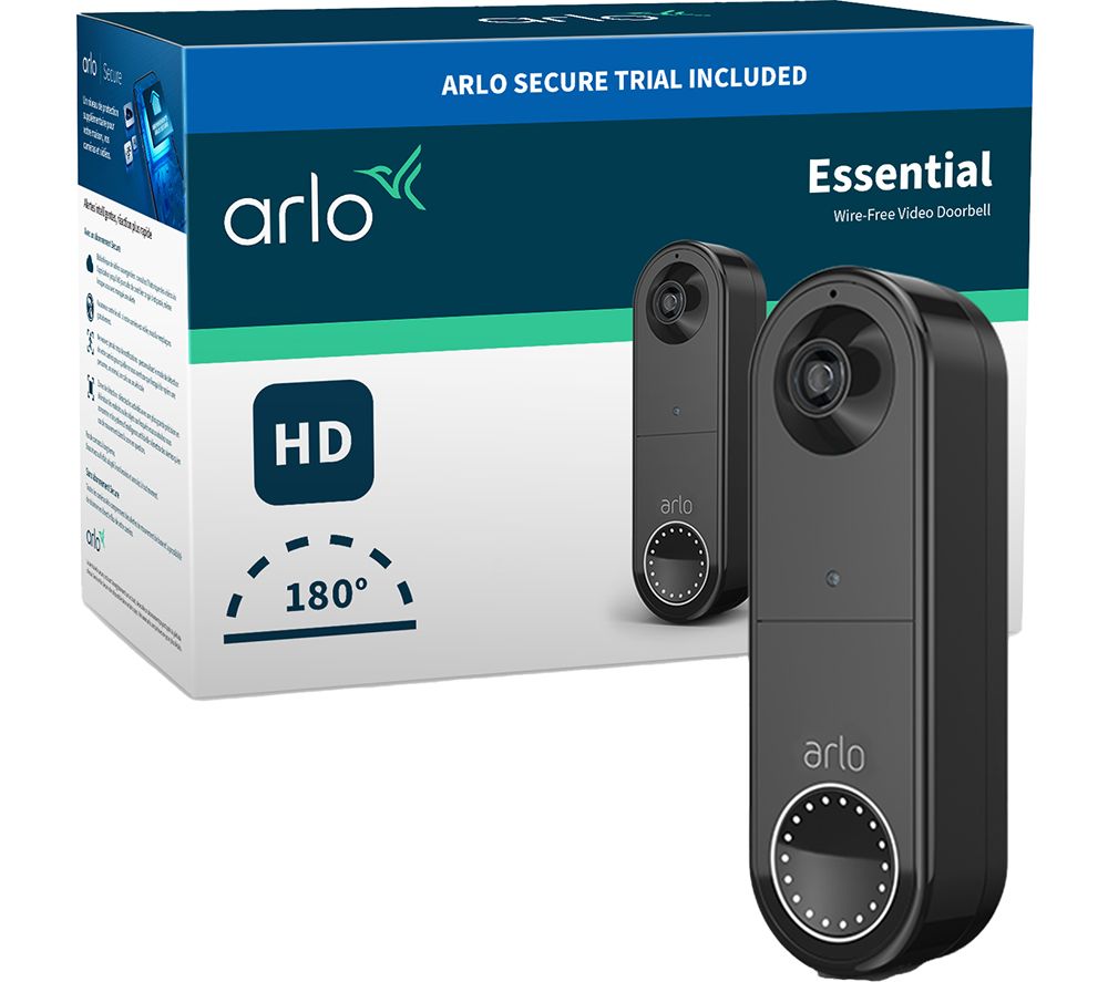 ARLO AAD1001 Audio Doorbell - Black & White