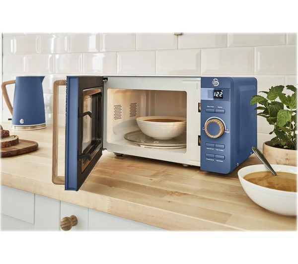 Buy SWAN Nordic SM22036BLUN Solo Microwave Blue Free Delivery Currys