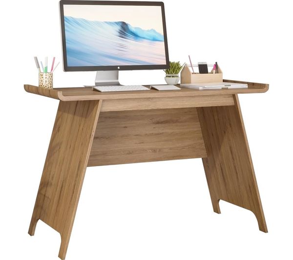 Teknik Towson 7700001 Trestle Desk Beaufort Oak