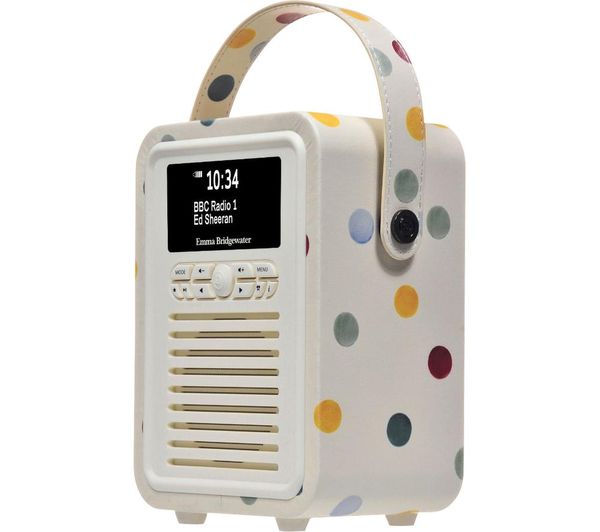 Buy VQ Retro Mini Portable DAB+/FM Bluetooth Radio Emma Bridgewater
