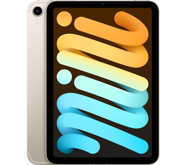 Image of APPLE 8.3" iPad mini Cellular (2021) - 256 GB, Starlight