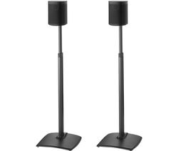 WSSA2-B2 Sonos Play 1 / Play 3 Speaker Stand - Black, Pack of 2