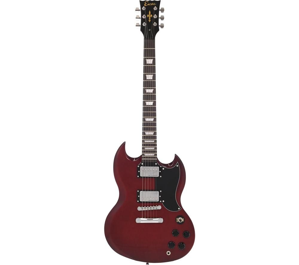 ENCORE E69 Electric Guitar - Cherry Red