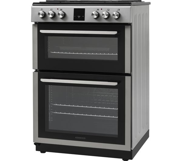  KENWOOD KDGC66S22 60 cm Dual Fuel Cooker Silver Currys Business